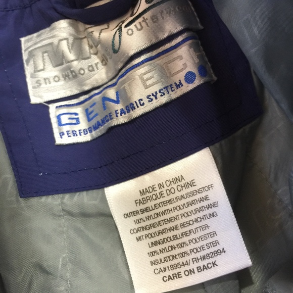 💐💐💐  TWIST GIRLS GENTECH FABRIC SYSTEM WOMENS NYLON SNOW SKI PANTS SIZE S.💐 - Picture 5 of 9